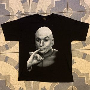 Vintage ‘98 Dr Evil Double-Sided Graphic Tee Sz L